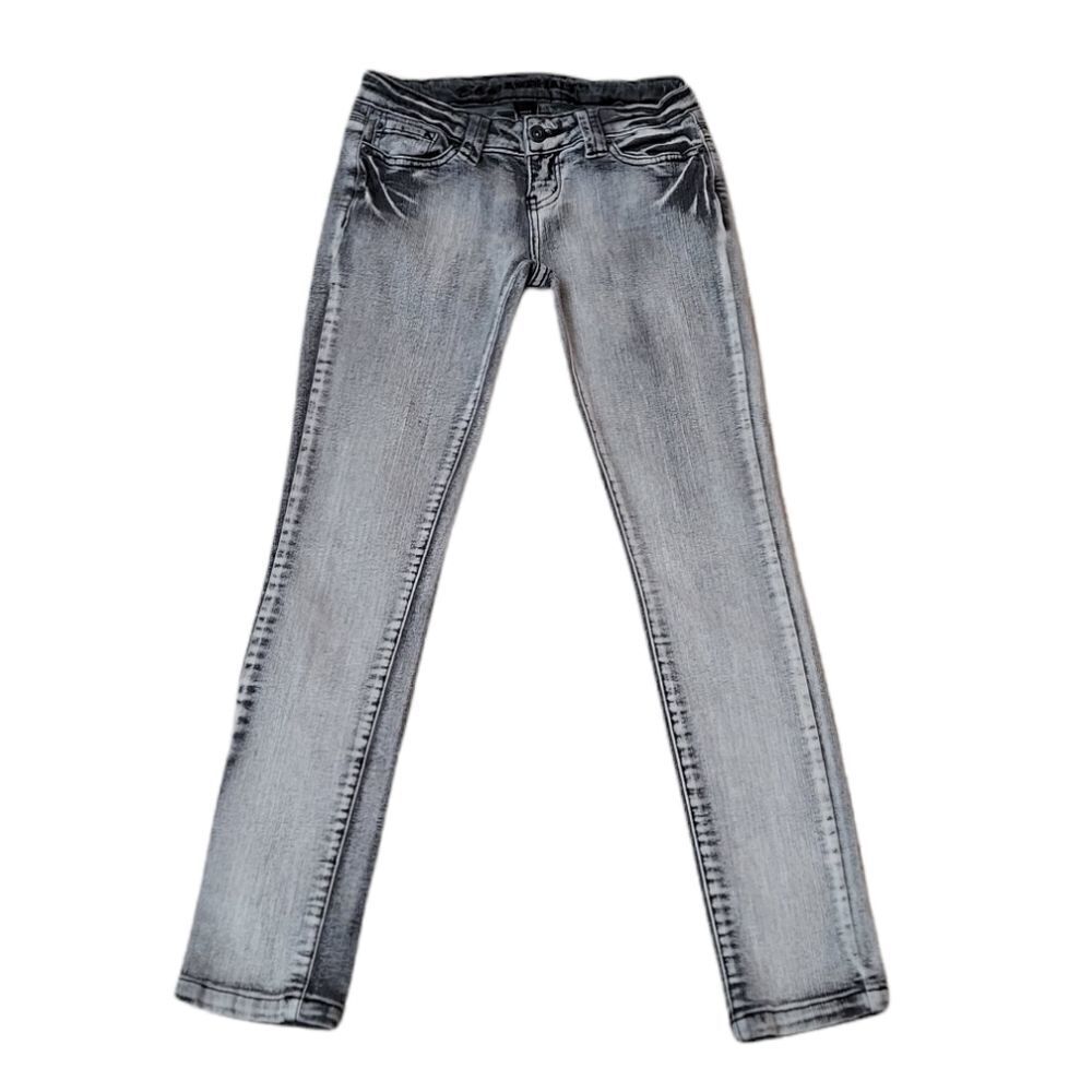 Gray Wash Blue Ashpalt Jeans